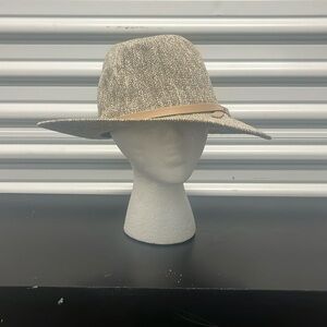 Mud pie sun hat beige one size fits all